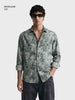 Men's Green Regular Fit Printed Casual Shirt