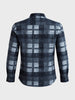 Men's Blue Regular Fit Checkered Casual Shirt