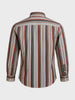 Men's Multicolor Regular Fit Striped Casual Shirt