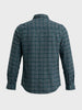 Men's Green Slim Fit Checkered Casual Shirt