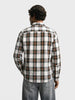 Men's Green Slim Fit Checkered Casual Shirt