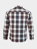 Men's Teal Slim Fit Checkered Casual Shirt