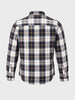 Men's Blue Slim Fit Checkered Casual Shirt