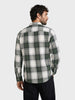 Men's Green Slim Fit Checkered Casual Shirt