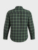 Men's Green Slim Fit Checkered Casual Shirt