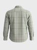 Men's Green Slim Fit Checkered Casual Shirt