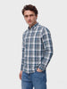 Men's Green Slim Fit Checkered Casual Shirt