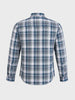 Men's Green Slim Fit Checkered Casual Shirt