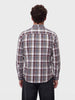 Men's Brown Slim Fit Checkered Casual Shirt