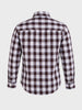 Men's Brown Slim Fit Checkered Casual Shirt