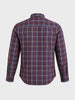Men's Brown Slim Fit Checkered Casual Shirt