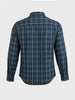 Men's Green Slim Fit Checkered Casual Shirt