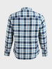 Men's Teal Slim Fit Checkered Casual Shirt