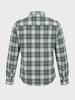 Men's Green Slim Fit Checkered Casual Shirt