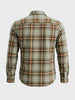 Men's Green Slim Fit Checkered Casual Shirt