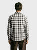 Men's Grey Slim Fit Checkered Casual Shirt