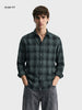 Men's Green Slim Fit Checkered Casual Shirt