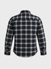 Men's Brown Slim Fit Checkered Casual Shirt