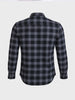 Men's Black Slim Fit Checkered Casual Shirt