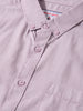 Men's Purple Slim Fit Solid Casual Shirt