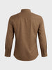 Men's Khaki Slim Fit Solid Casual Shirt