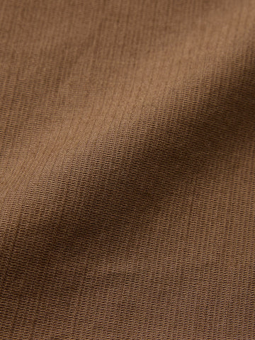 Men's Khaki Slim Fit Solid Casual Shirt