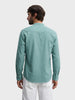 Men's Green Slim Fit Solid Casual Shirt