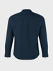 Men's Navy Blue Slim Fit Solid Casual Shirt