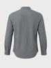 Men's Grey Slim Fit Solid Casual Shirt