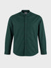 Men's Green Slim Fit Solid Casual Shirt