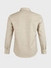 Men's Khaki Slim Fit Solid Casual Shirt