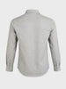 Men's Grey Slim Fit Solid Casual Shirt