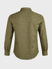 Men's Green Slim Fit Solid Casual Shirt