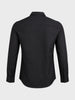 Men's Black Slim Fit Solid Casual Shirt