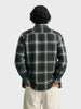 Men's Green Slim Fit Checkered Casual Shirt