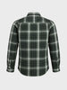 Men's Green Slim Fit Checkered Casual Shirt
