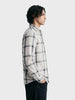 Men's Grey Slim Fit Checkered Casual Shirt