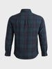 Men's Green Slim Fit Checkered Casual Shirt