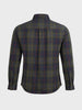 Men's Green Slim Fit Checkered Casual Shirt