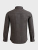 Men's Khaki Slim Fit Checkered Casual Shirt