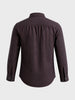 Men's Maroon Slim Fit Striped Casual Shirt