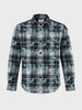 Men's Green Regular Fit Checkered Casual Shirt