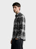 Men's Grey Regular Fit Checkered Casual Shirt