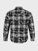 Men's Grey Regular Fit Checkered Casual Shirt