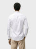 Men's White Slim Fit Solid Casual Shirts