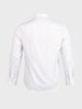 Men's White Slim Fit Solid Casual Shirts