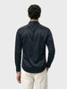 Men's Black Slim Fit Solid Casual Shirts