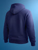 Men's Blue Oversized Fit Embroided Casual Sweatshirt