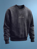Men's Black Relaxed Fit Printed Casual Sweatshirt