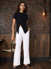 Women's Black Regular Fit Casual Top